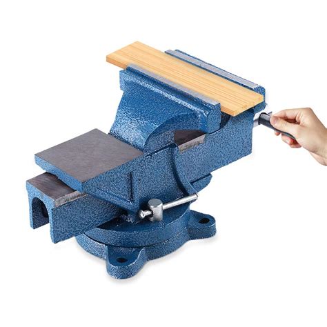 Buy 5 inch Workbench Vise Table Top Vise Heavy Duty Cast Iron Bench ...