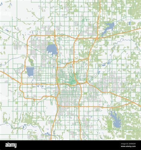 Oklahoma City Surrounding Area Map