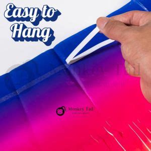 MONKEYTAIL 1 Pc Dark Rainbow Foil Fringe Curtain | 6.5 x 3.25 Feet ...