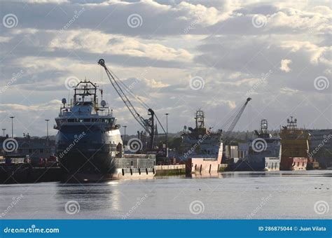 Aberdeen Harbour, the Main Gateway for the North Sea Oil and Gas ...