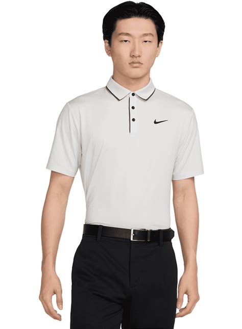 Nike Golf Polo Dri-Fit Tour Piping, blanc