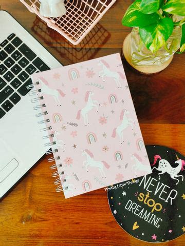 Unicorn Spiral Diary / Notebook – Pretty Little Things