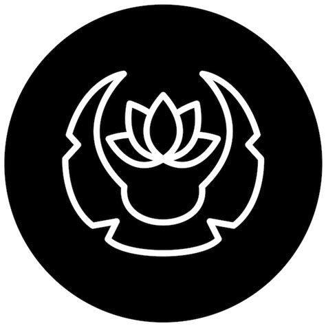 Estilo do ícone do emblema de bem-estar do Vector Design | Vetor Premium