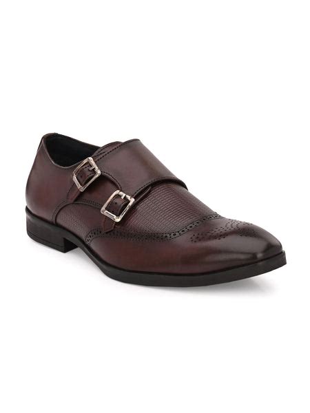 Mitchell Brown Monk Shoes – Sanfrissco