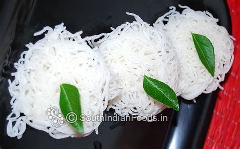 Idiyappam | Sandavai | Rice sevai | String hoppers-How to make-Stepwise ...