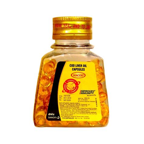 Seacod Cod Liver Oil Capsules 100's - Cureka - Online Health Care ...