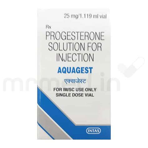 Buy Aquagest 25mg Injection Online: Uses, Price, and Side Effects