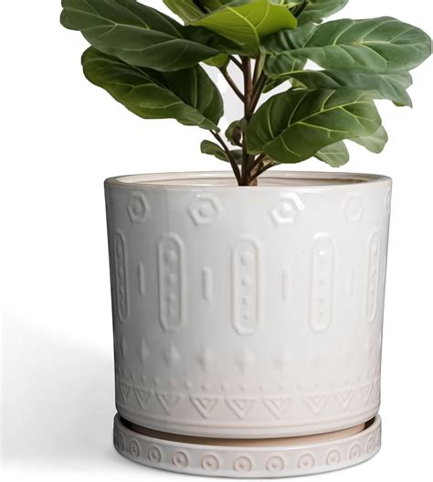 Ceramic Pots for Plants 12 Inch - Large Ceramic Planters for Indoor ...