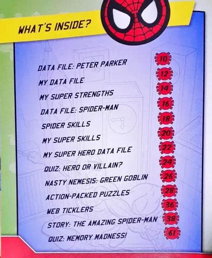 Marvel The Amazing Spiderman Web Of Secrets (P) – Books and You