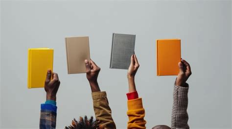 Hands holding various books | Premium AI-generated image