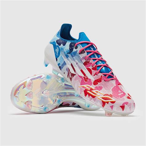 adidas F50 Elite x BAPE Firm Ground - Clear Pink/Ftwr White/Icey Blue ...