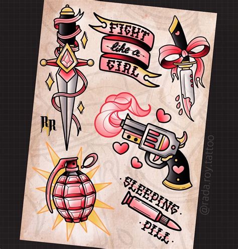 Pin by Angelina Stone on Elegant Ink Studios | Traditional tattoo flash ...