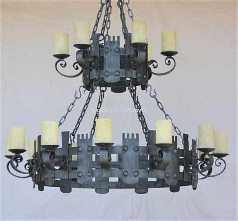 Lights of Tuscany 1722-18 Medieval Castle style Gothic Chandelier