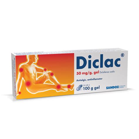 DICLAC 50 mg/g x 100g |47.09 lei | Larafarm.ro