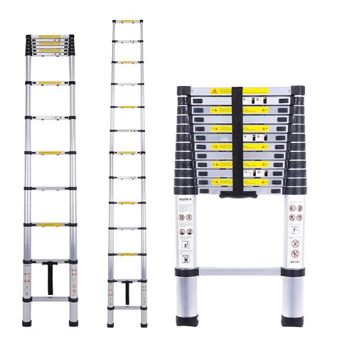 Buy Ladder 3.8m height adjustable telescoping multi-use extension ...