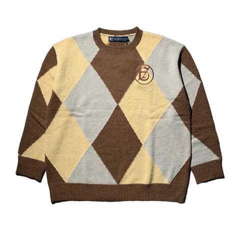 【A Good Bad Influence】Argyle KNIT SWETER | PARX.【ストリートセレクトショップ】