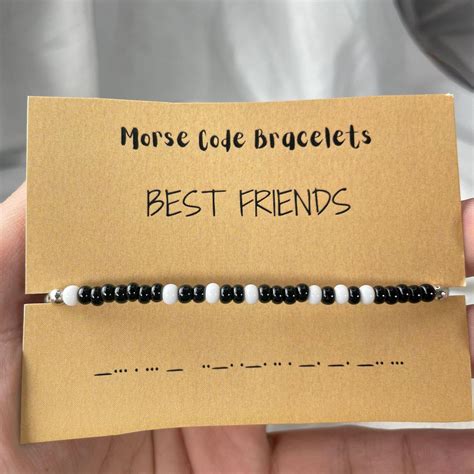 Oralia Affordable Silver Best Friends Morse Code Bracelet– Oralia India