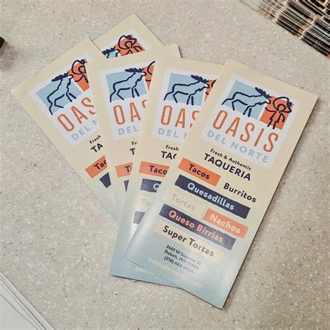 Menu at Oasis Del Norte restaurant, Duluth, W Superior St