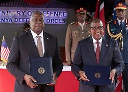 Image result for US and Kenya sign defense agreement