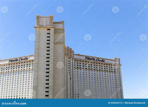 Monte Carlo in Las Vegas editorial photography. Image of hotel - 59432572