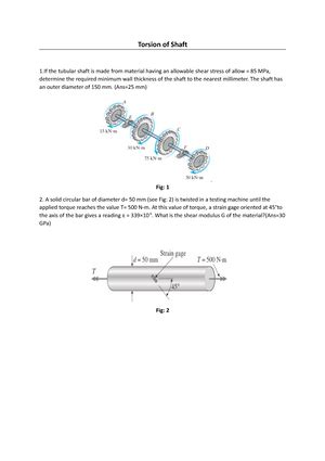 Deflection of Beam - The guided support permits vertical movement but ...