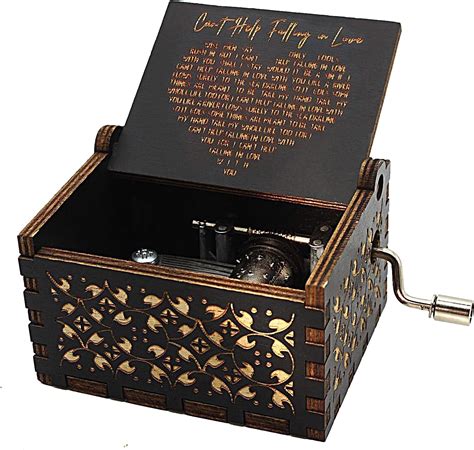 Amazon.com: Nostalgish Music Boxes Hand Crank Wooden Musical Boxes ...