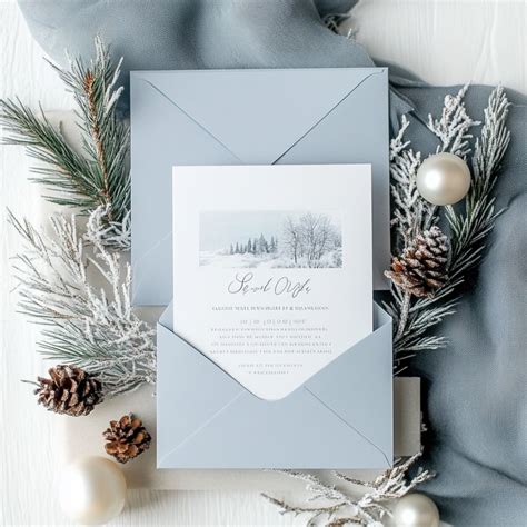 10 Cozy & Elegant Winter Wedding Invitation Ideas | Get Inspired - Yeah ...