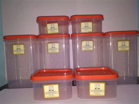 Laplast Plastic Storage Container, 8-Pieces, Orange Rs 173 At Amazon ...