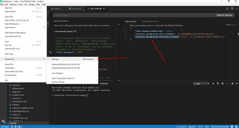 Image result for Termial Dans Visual Studio Code