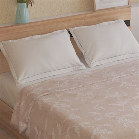 Buy Archer Leaf Printed Double Blanket from Home Centre at just INR 799.0