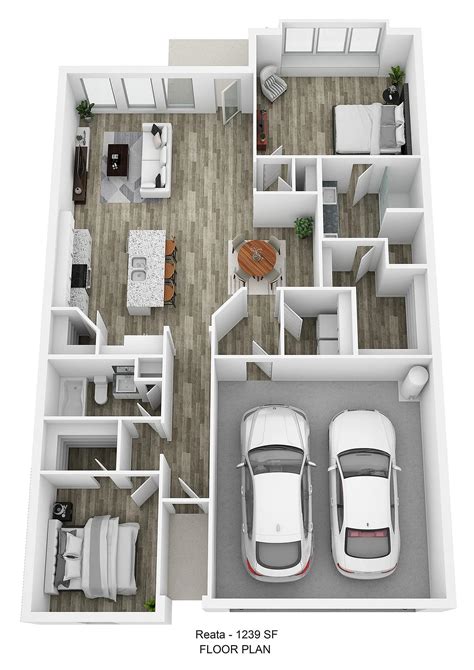 2, 3, and 4-Bedroom Luxury Apartments in Katy, TX | Layouts