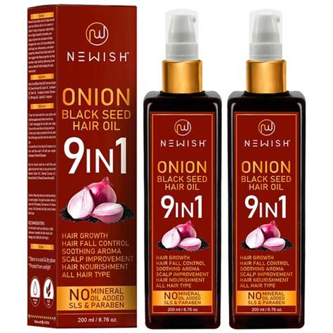 Buy Newish Hair Oil - With Onion, For Hair Growth, Anti Hairfall ...