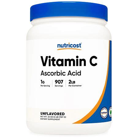 Nutricost Vitamin C Powder Unflavored | Walgreens