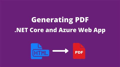 Net Core API to Create PDF 的图像结果