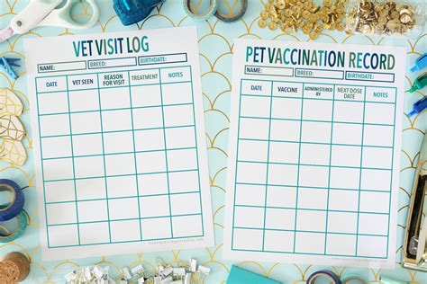 Vet Card Printable