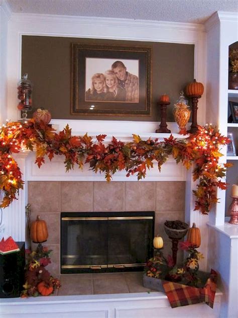 30+ Decorate Fireplace For Fall