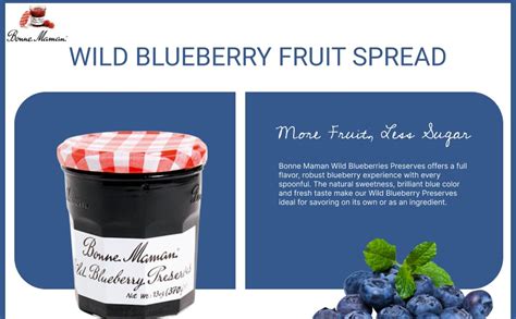 Bonne Maman Wild Blueberry - Preserve, Jam Jar, 370 g : Amazon.in ...
