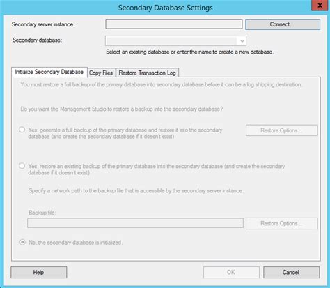 Image result for SQL Server Log Shipping Setup