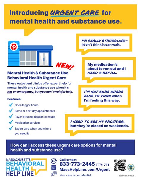 Introducing URGENT CARE for Mental Health and Substance Use Flyer - Multiple Languages ...