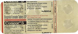 Concor 5 Tablet: Uses, Side Effects, Price, Dosage & More Info - PharmEasy