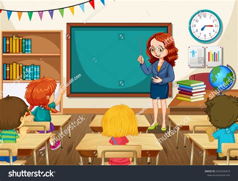 1,502 Teacher Teaching Classroom Scene Images, Stock Photos & Vectors ...