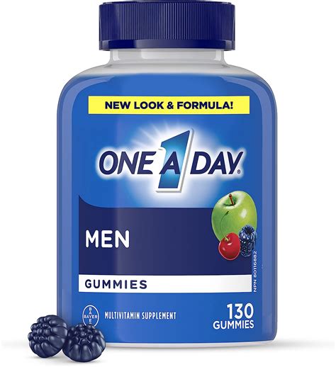 One A Day Men's Multivitamin Gummies - Daily Gummy Vitamins For Men ...
