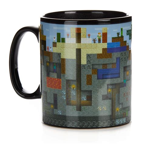 Minecraft XL Heat Change Travel Coffee or Tea Mug - Paladone Large ...