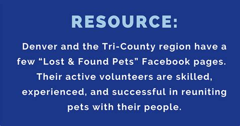 Looking For Your Lost Pet? – Goodheart Animal Health Center - Cherry Creek