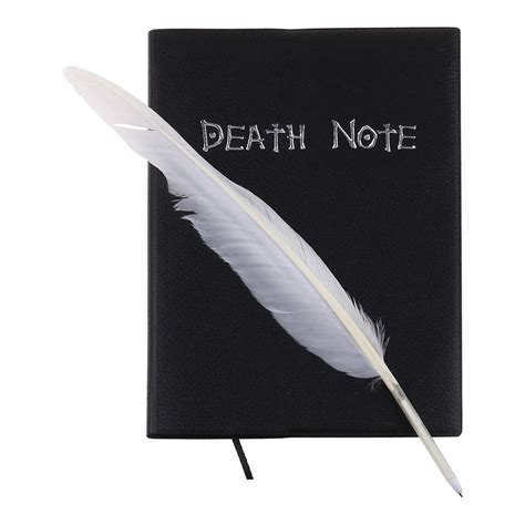VNK New Death Note Cosplay Notebook & Feather Pen Book Animation Art ...
