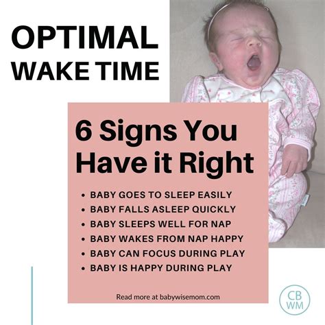 Optimal Waketime Length: Finding Baby Wake Windows - BW Mom