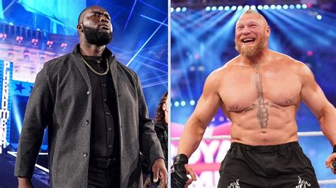 How tall are WWE stars Brock Lesnar and Omos? Real heights revealed ...