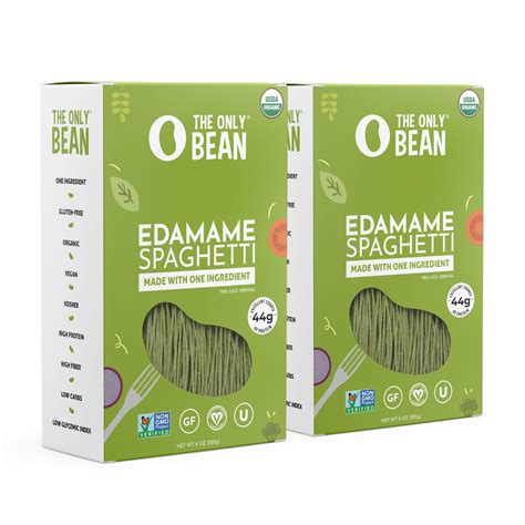 Amazon.com : The Only Bean - High Protein Pasta Edamame Spaghetti ...