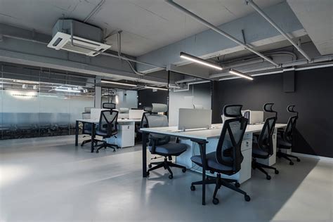 600平方办公室装修设计实景图_岚禾办公室设计