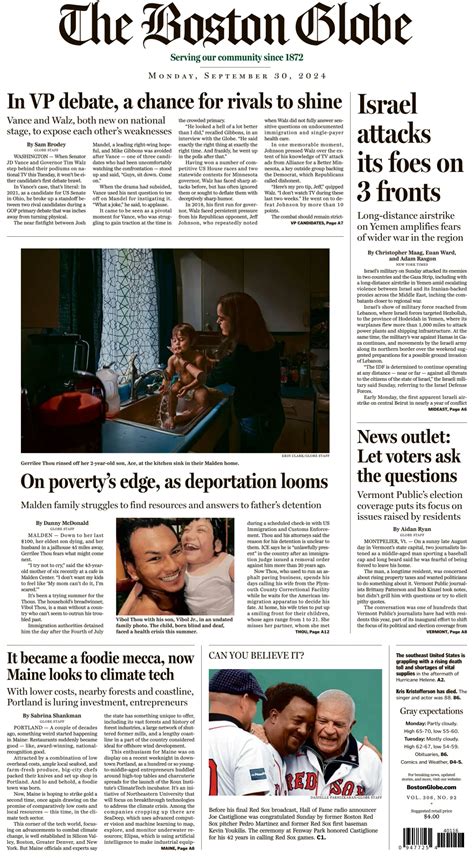 The Boston Globe Newspaper Subscription | PressReader